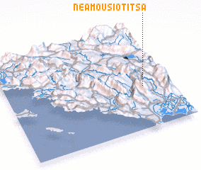 3d view of Néa Mousiotítsa