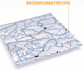 3d view of Brezovica nad Torysou
