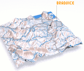 3d view of Bradvicë