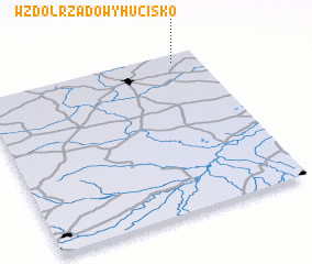 3d view of Wzdół Rządowy Hucisko