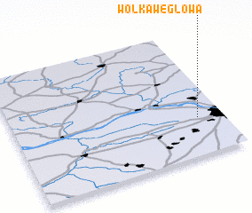 3d view of Wólka Węglowa