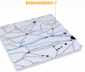 3d view of Brodowo Bąboły