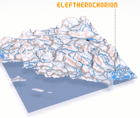 3d view of Eleftherochórion