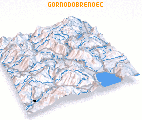 3d view of Gorno Dobrenoec