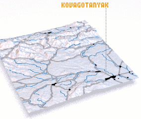 3d view of Kővágótanyák