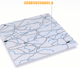 3d view of Grabowska Wola