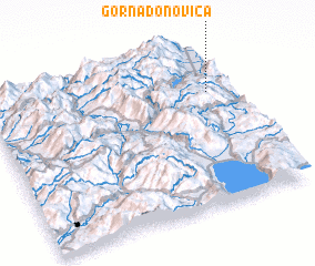 3d view of Gorna Ðonovica