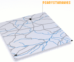 3d view of Psary-Stara Wieś