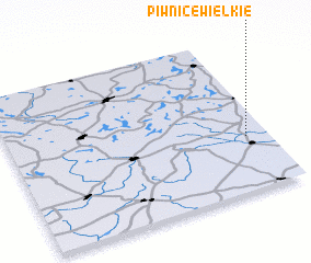 3d view of Piwnice Wielkie