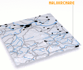 3d view of Malo Krčmare