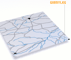 3d view of Górny Łęg