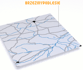 3d view of Brzeziny Podlesie