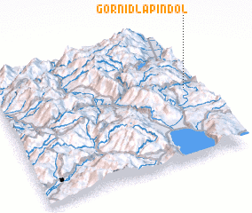 3d view of Gorni Dlapin Dol