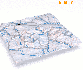 3d view of Dublje