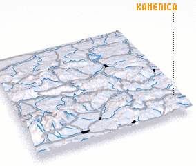 3d view of Kamenica