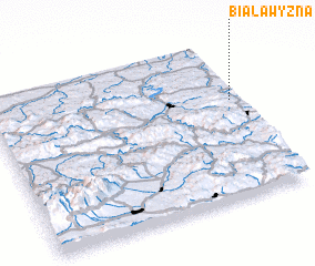 3d view of Biała Wyżna