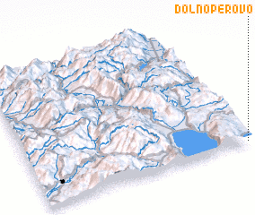 3d view of Dolno Perovo