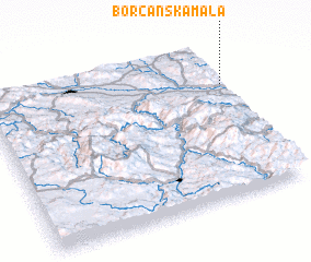 3d view of Borčanska Mala