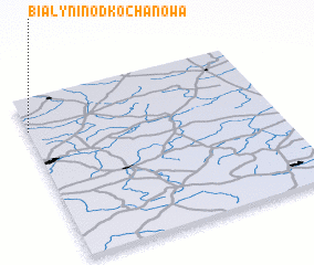 3d view of Białynin od Kochanowa