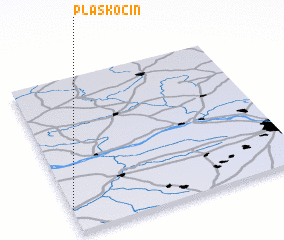 3d view of Płaskocin