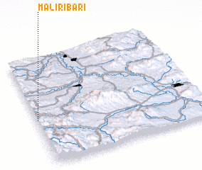 3d view of Mali Ribari