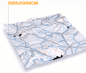 3d view of Gornji Svračak