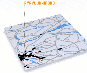 3d view of Pyry Ludwinowo