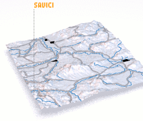 3d view of Savići