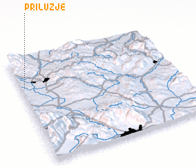 3d view of Prilužje