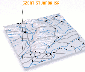 3d view of Szentistvánbaksa