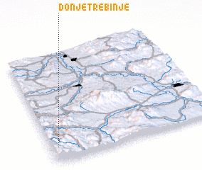 3d view of Donje Trebinje