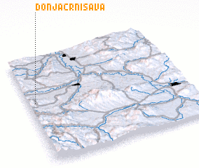 3d view of Donja Crnišava