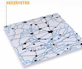 3d view of Kesznyéten