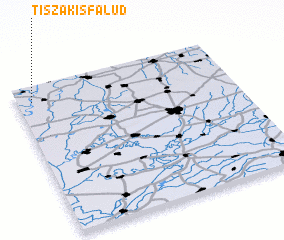 3d view of Tiszakisfalud