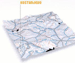 3d view of Koštanjevo