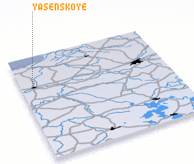 3d view of Yasenʼskoye