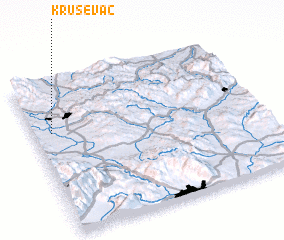 3d view of Kruševac