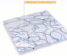 3d view of Chminianska Nová Ves