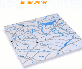 3d view of Jakubowy Borek