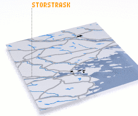 3d view of Storsträsk