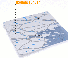 3d view of Skomanstjälen