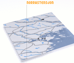 3d view of Norra Stensjön