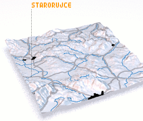 3d view of Staro Rujce