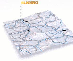 3d view of Milośevići