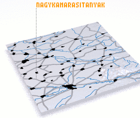 3d view of Nagykamarási Tanyák