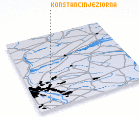 3d view of Konstancin-Jeziorna