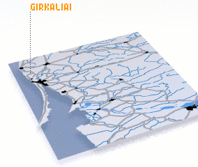 3d view of Girkaliai