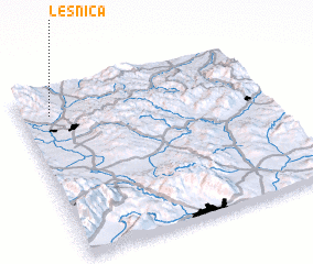 3d view of Lešnica