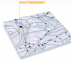 3d view of Pusztaradvány