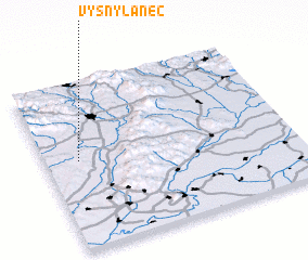 3d view of Vyšný Lánec